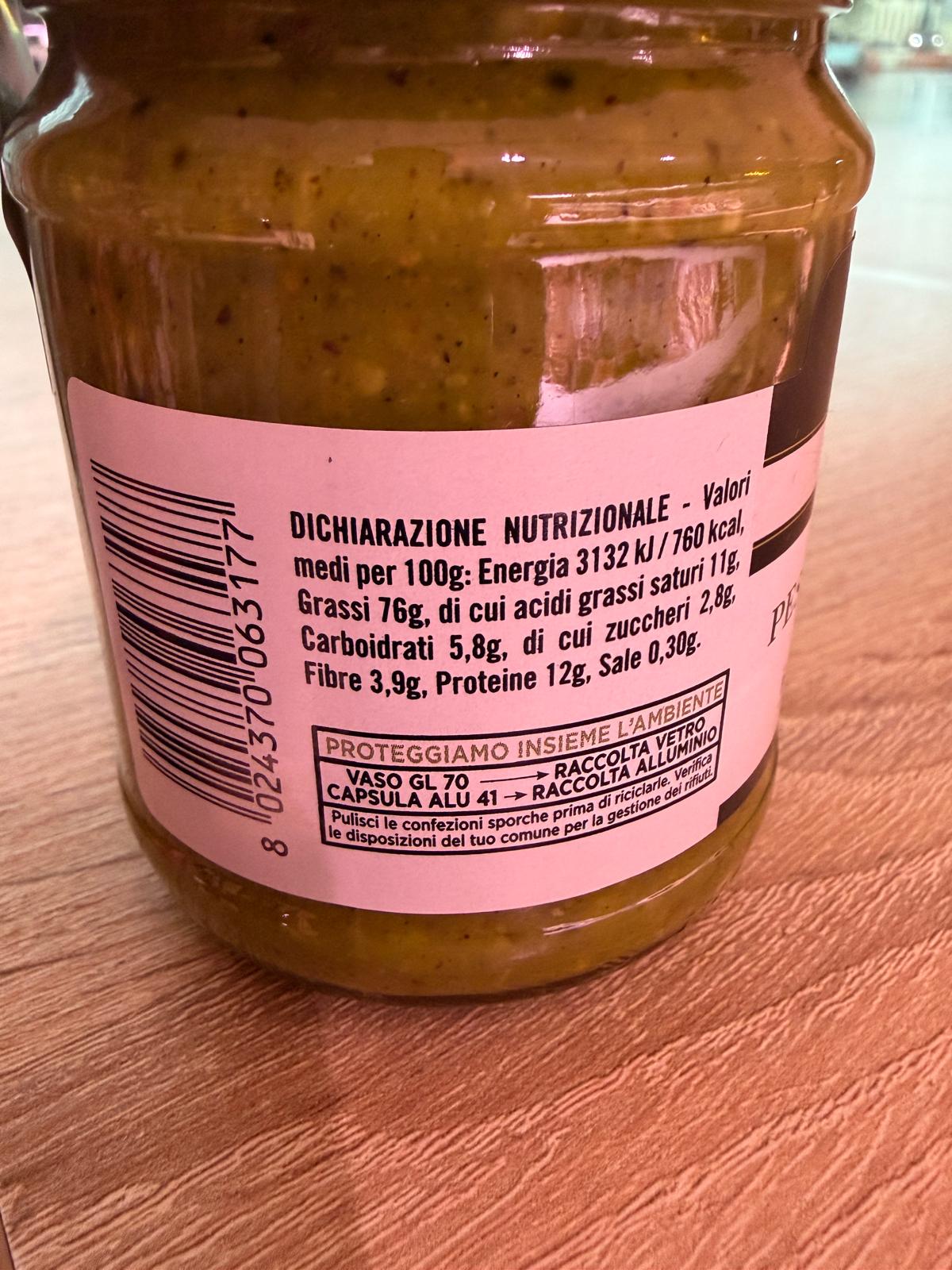 Pesto di Pistacchio aus Sizilien