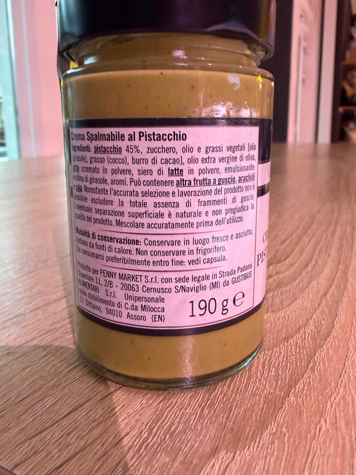 Crema di pisatcchio dolce