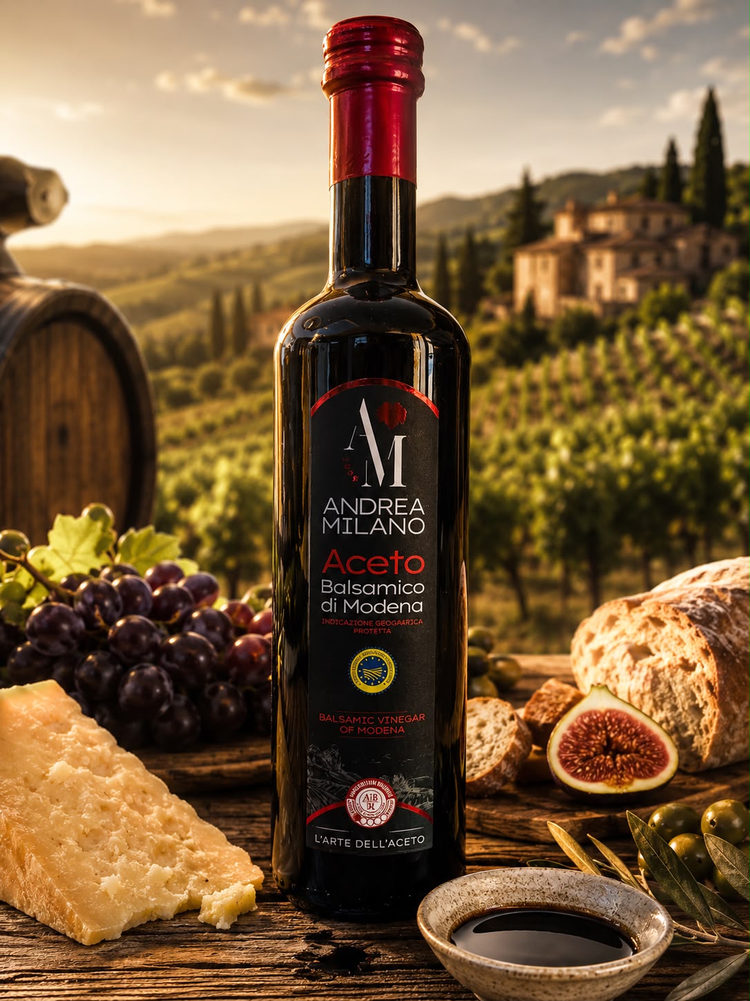 Aceto Balsamico di Modena Andrea Milano – Italienische Eleganz in jedem Tropfen