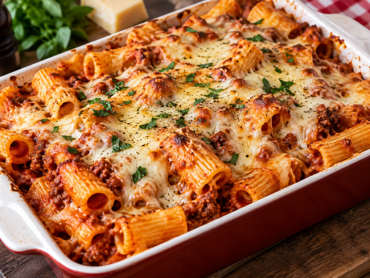 Mittwoch Pasta al forno (Überbackene Rigatoni)