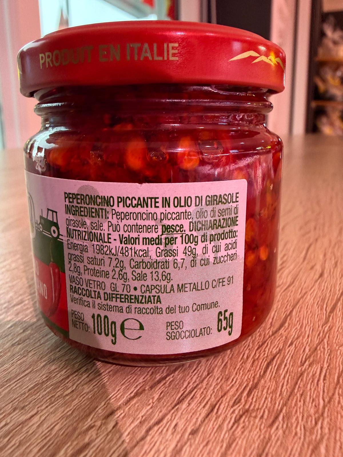 Ortomio Peperoncino Piccante Italiano 🌶️🇮🇹